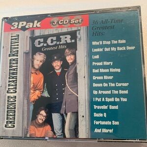 Creedance Clearwater Revival 36 all time greatest hits 3 CD set.